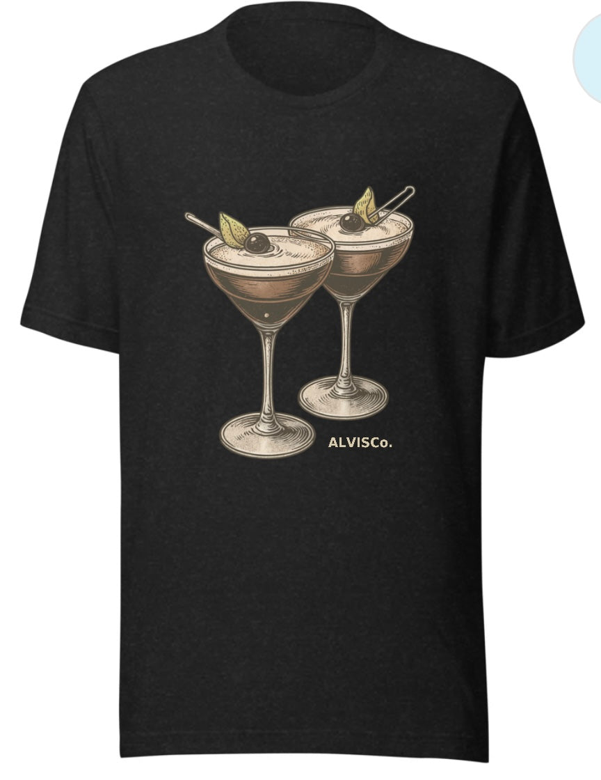 Espresso Martini Duo” Vintage Cocktail Tee – ALVISCo.