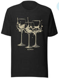 Spill the Wine” Vintage Trio Glasses Tee – ALVISCo.