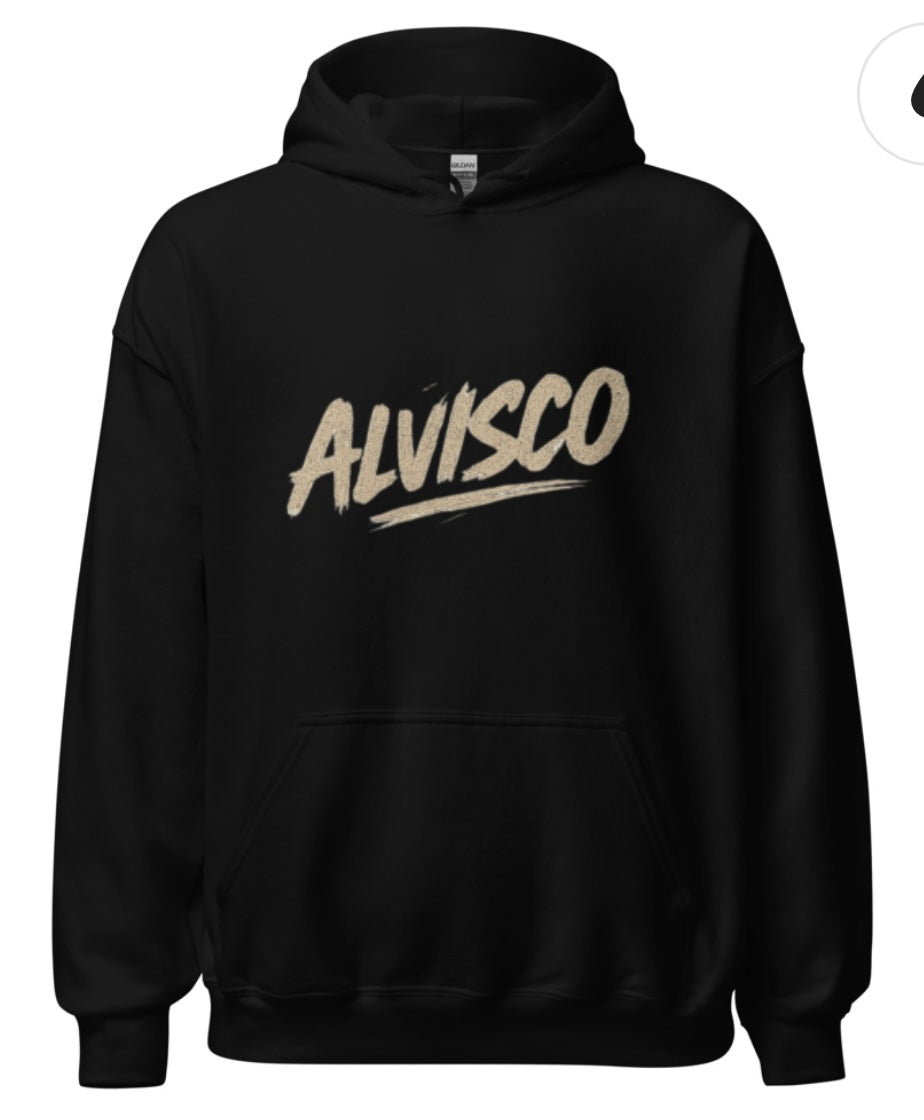 Brushstroke Hoodie – Bone Ink Edition