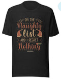 Naughty List & No Regrets – ALVISCo Christmas Tee