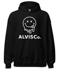 Melted Smiley Hoodie – Blackout Edition