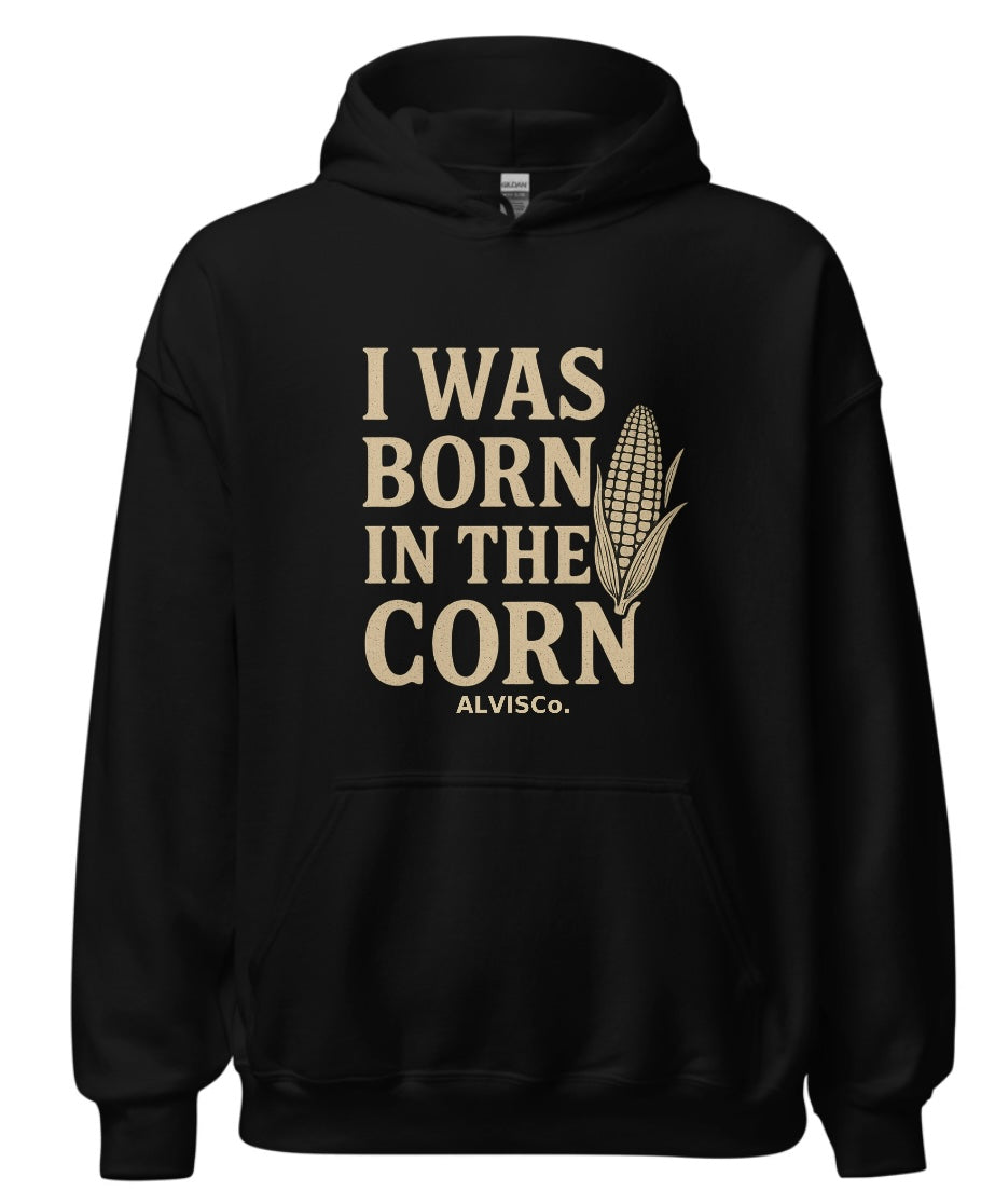 I Was Born in the Corn” Hoodie – Midworst Pride Edition