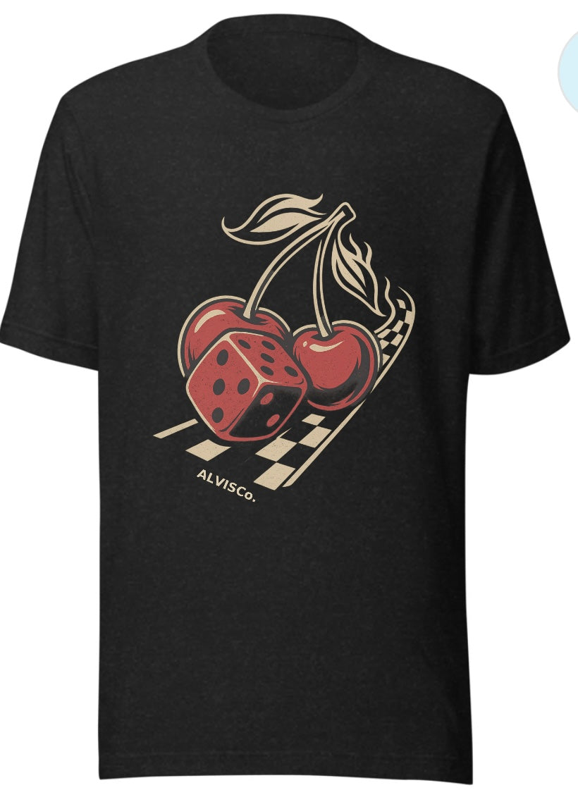 Cherry Dice Racer – ALVISCo Retro Tee