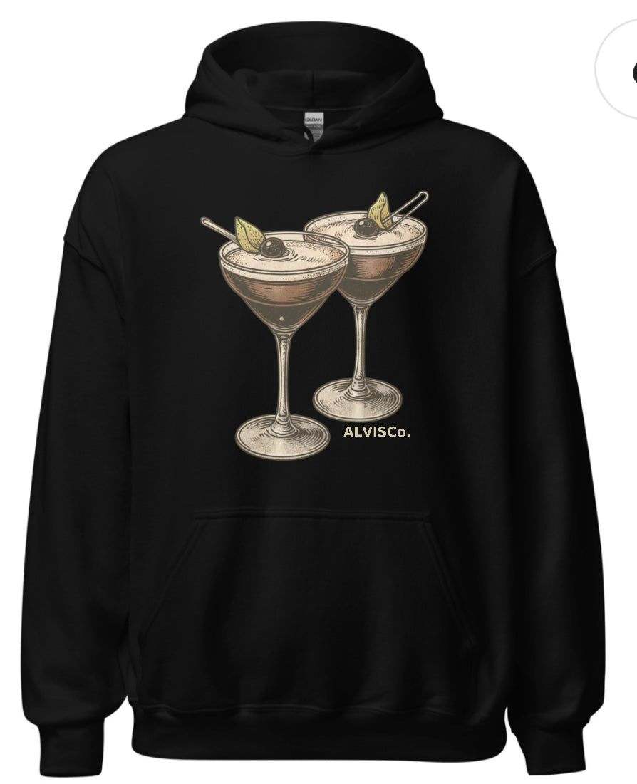 Espresso Martini Duo Hoodie – Vintage Bar Edition