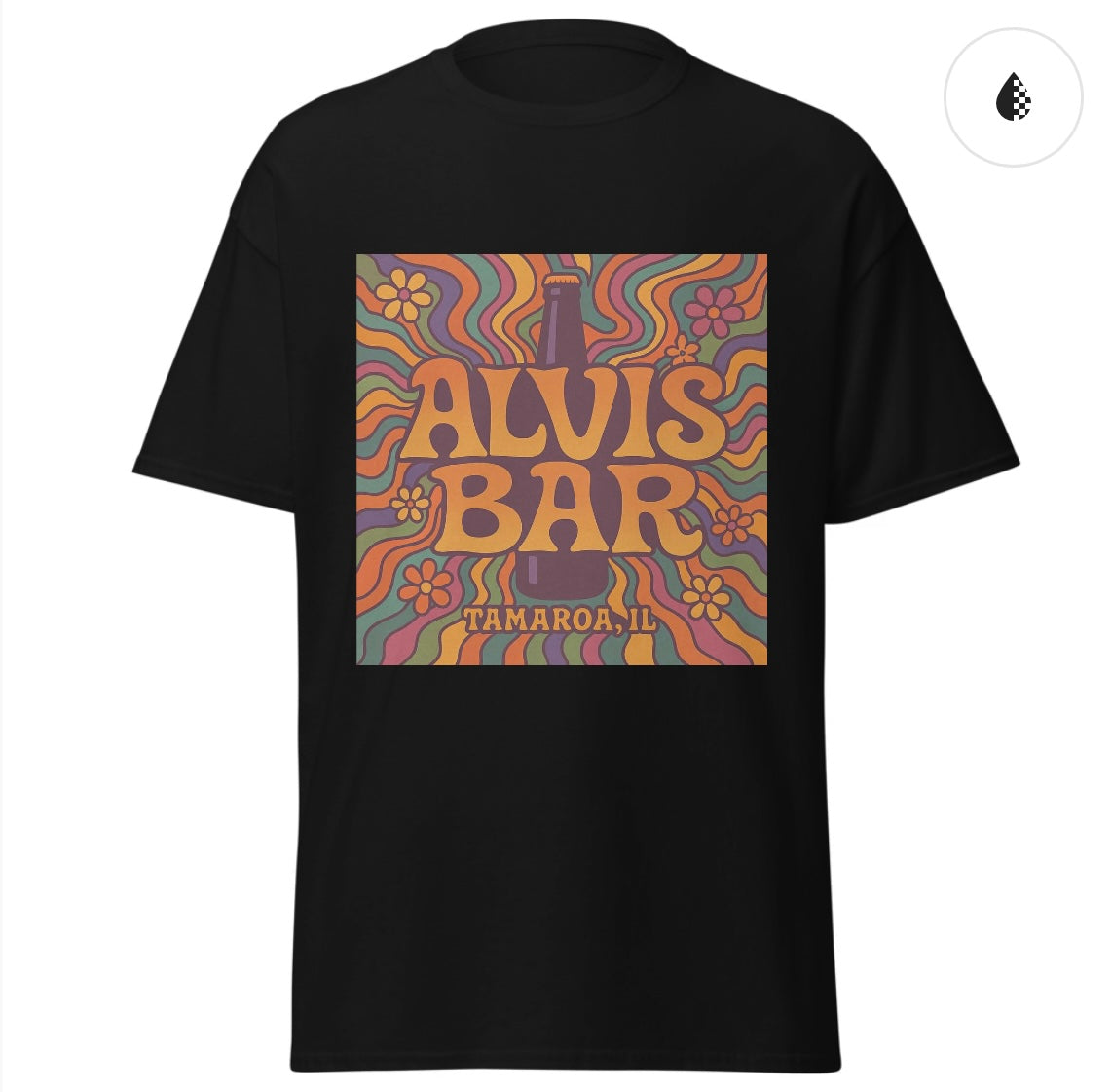 Retro Wave “Alvis Bar” Tee – Tamaroa, IL