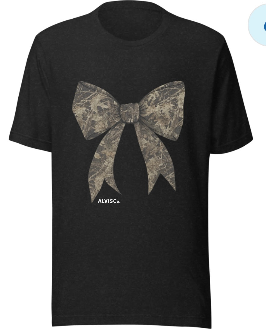 Camo Bow Tee — ALVISCo. Signature Design