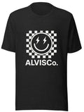 ALVISCo. Checker Smiley Bolt Tee